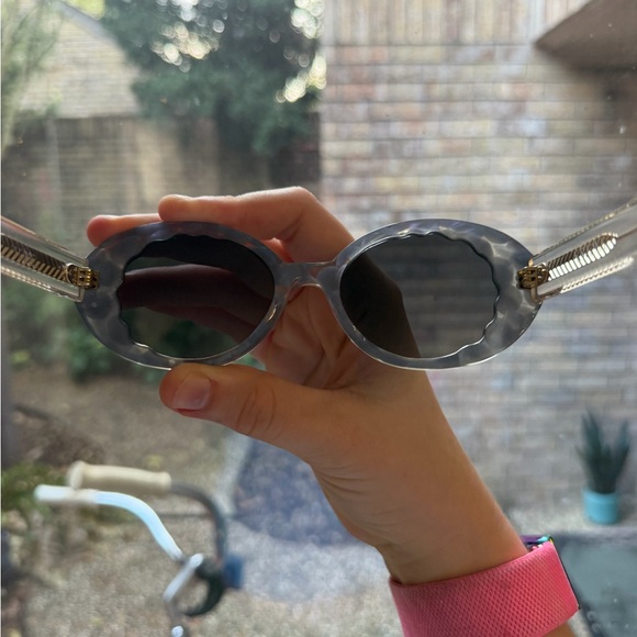 Krewe Alixe Blue Sunglasses - Picture 2 of 4